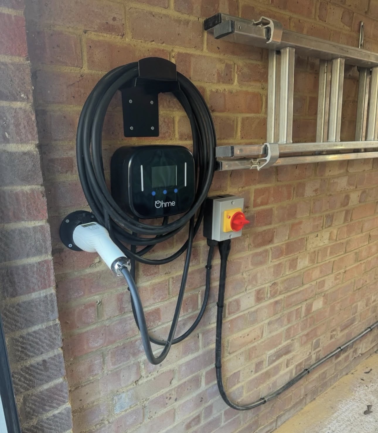 EV charger installation