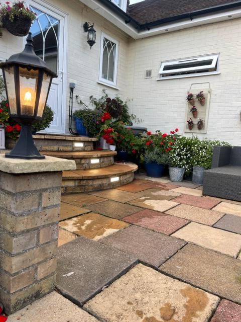 Outdoor patio lighting